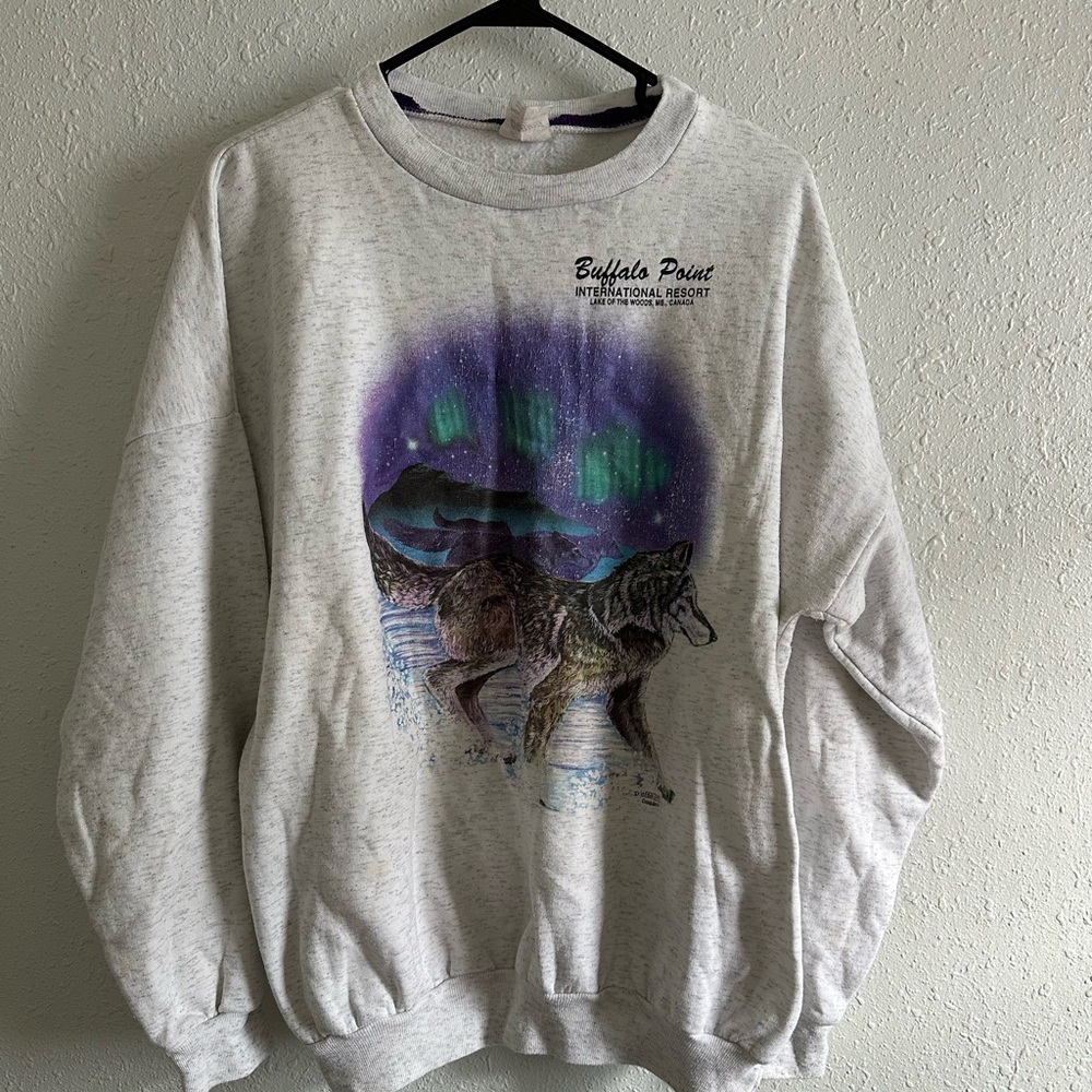 Vintage wolf sweatshirt